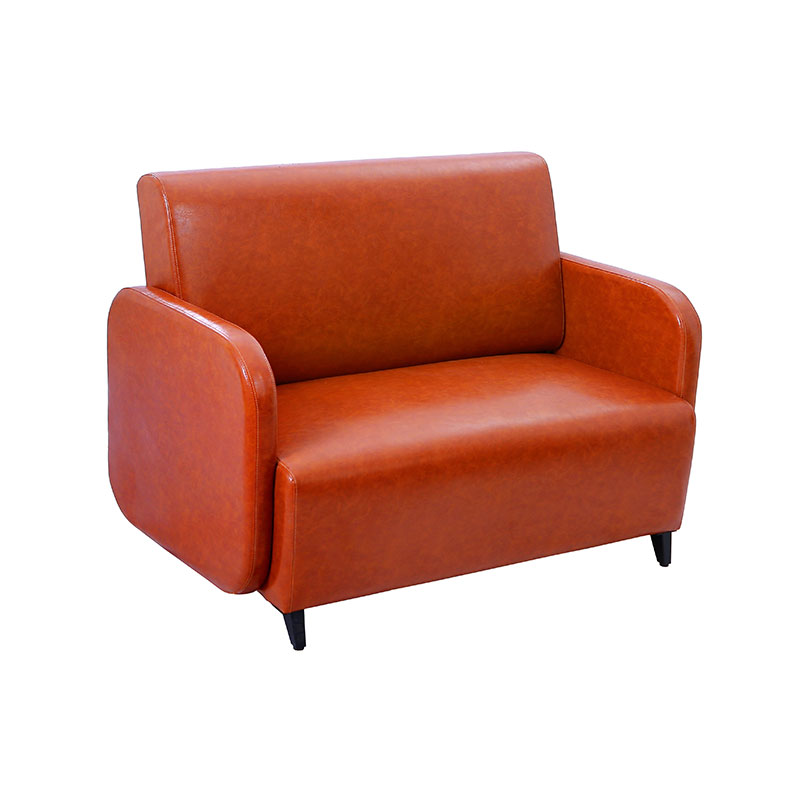 HZ7020 Roodbruine salon wachtbank