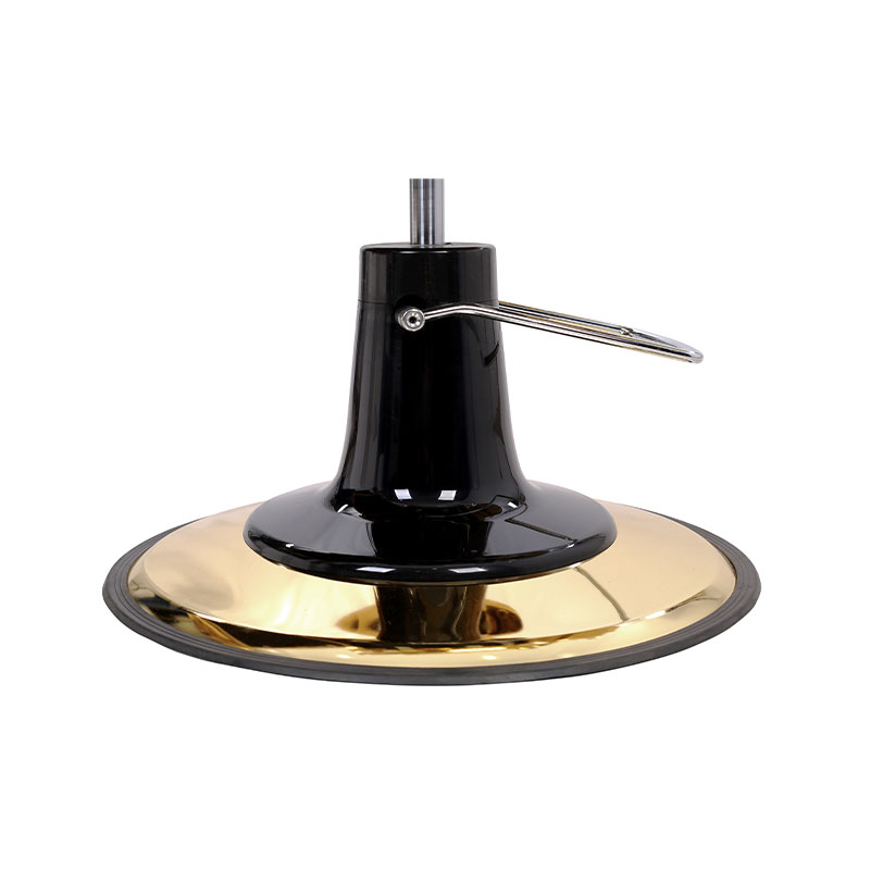 HZ22GD Vintage kappersstoel hydraulische pomp met gouden voet