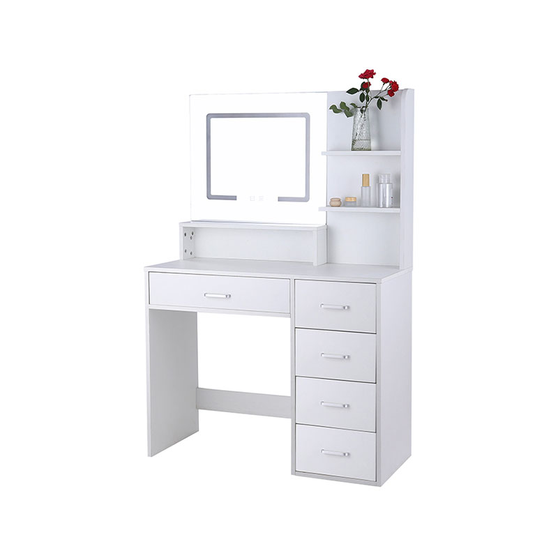 HZ3041 Moderne ruime opbergruimte met grote LED-spiegel en verlichte kaptafel