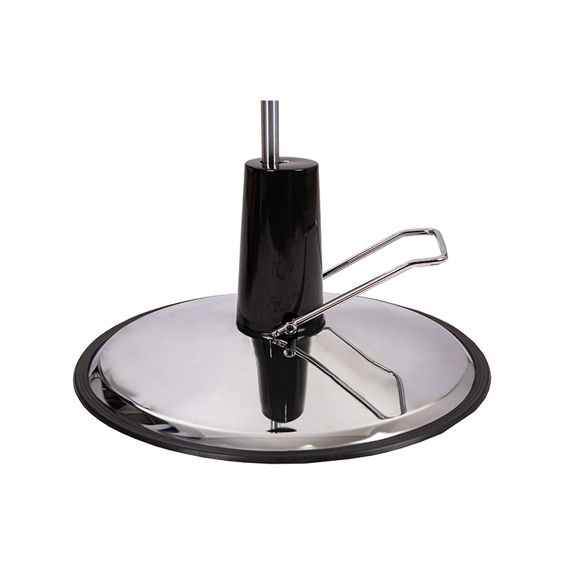 HZ02D Kappersstoel hydraulische zwarte pomp met onderstel