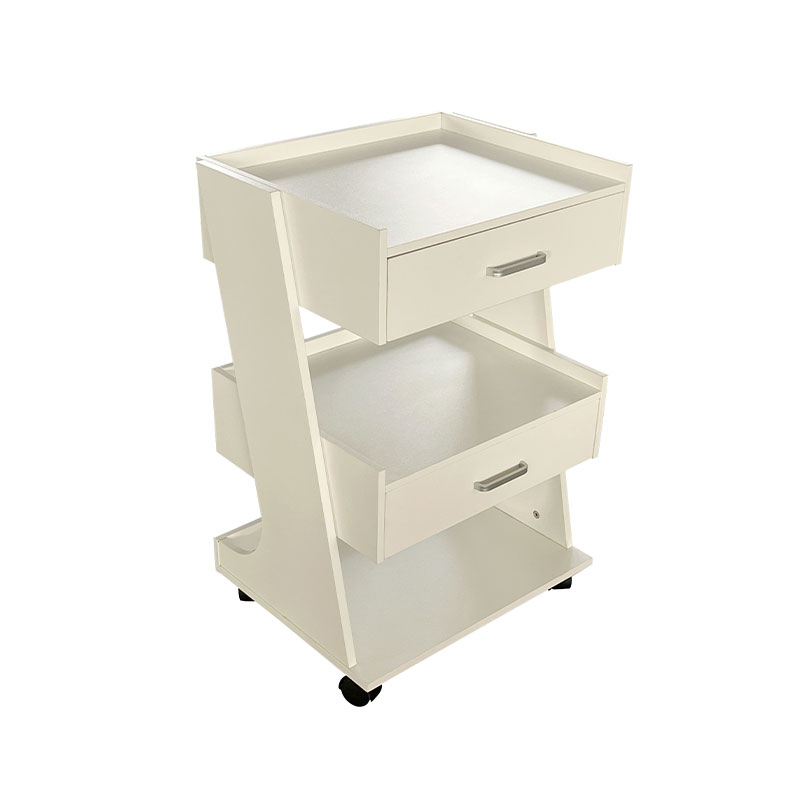 HZ2082BK / HZ2082 Salontrolley met wielen, rolwagen, kappersstation met laden