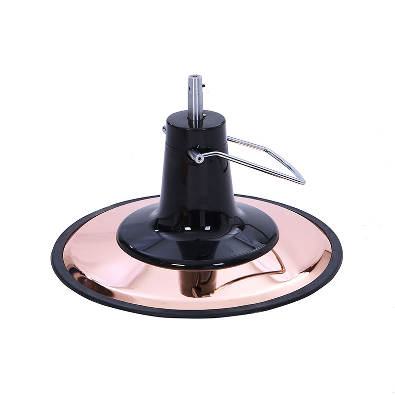 HZ22PB Vintage kappersstoel hydraulische pomp met roségouden onderstel