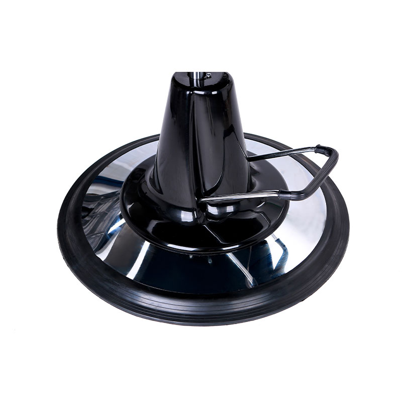 HZ22DY Vintage kappersstoel hydraulische pomp met zilveren voet