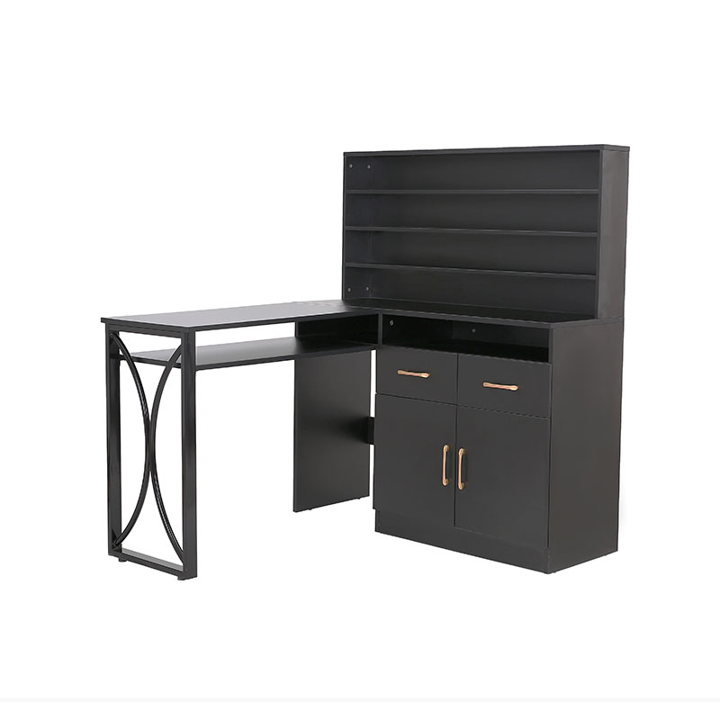 HZ2080 Zwarte veelzijdige manicuretafel met lades