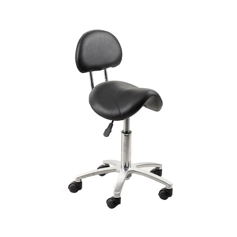 HZ6001 / HZ6001BK / HZ6001W Ergonomische zadelstoel met zwenkwielen