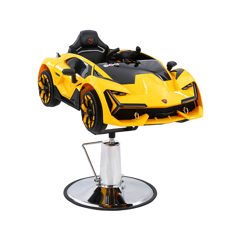 HZ8103Z Gele autovormige kinderkappersstoelen