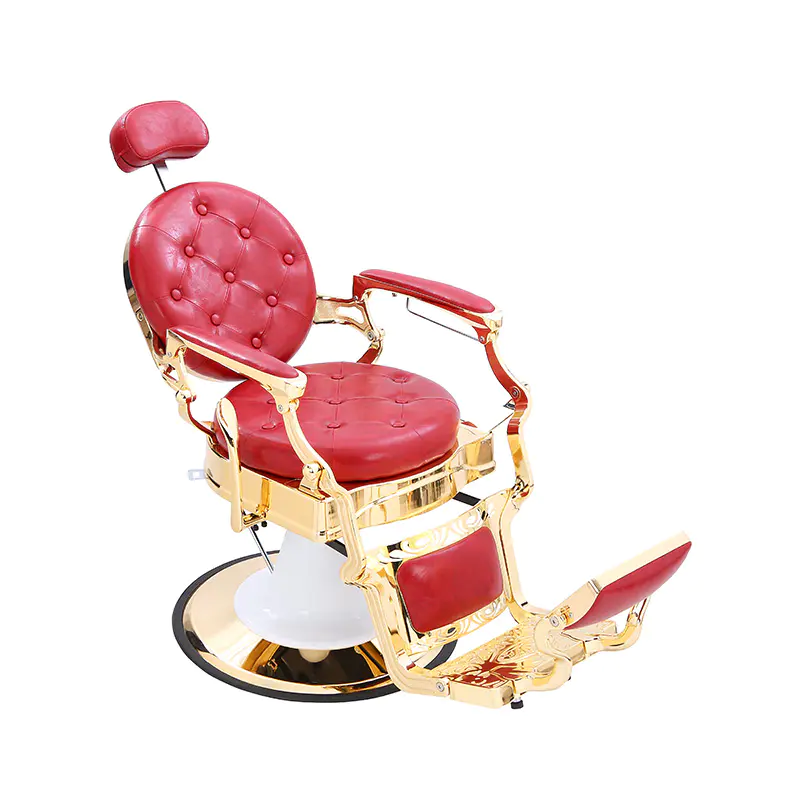 HZ8799ABK / HZ8799AGR / HZ8799WG / HZ8799RG Heren kappersstoel met oliekop, kappersstoel