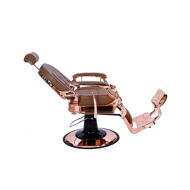 HZ87101BR Bruin geblokte rugleuning kapsalon speciale stoel