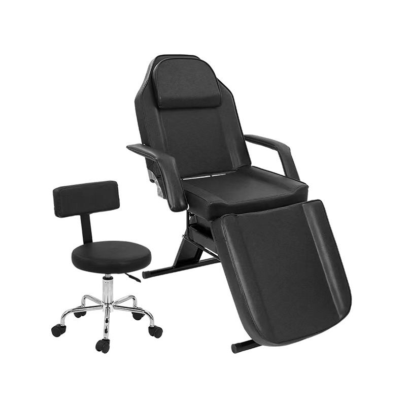 HZ009BKD / HZ009PKD / HZ009WD Massagesalon tattoo stoel schoonheidsspecialiste bed met salonkruk