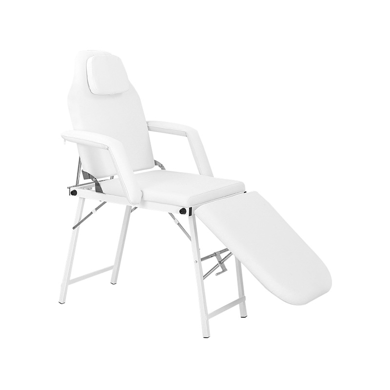 HZ018 Witte opvouwbare massagetafel gezichtsbed