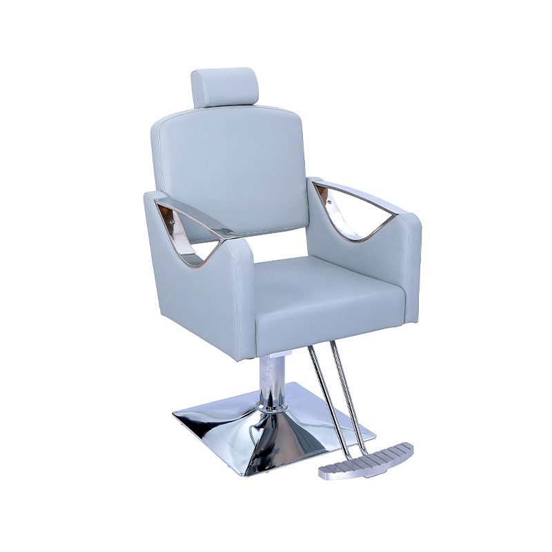 HZ8848C Wazig blauwgrijze salonstoel