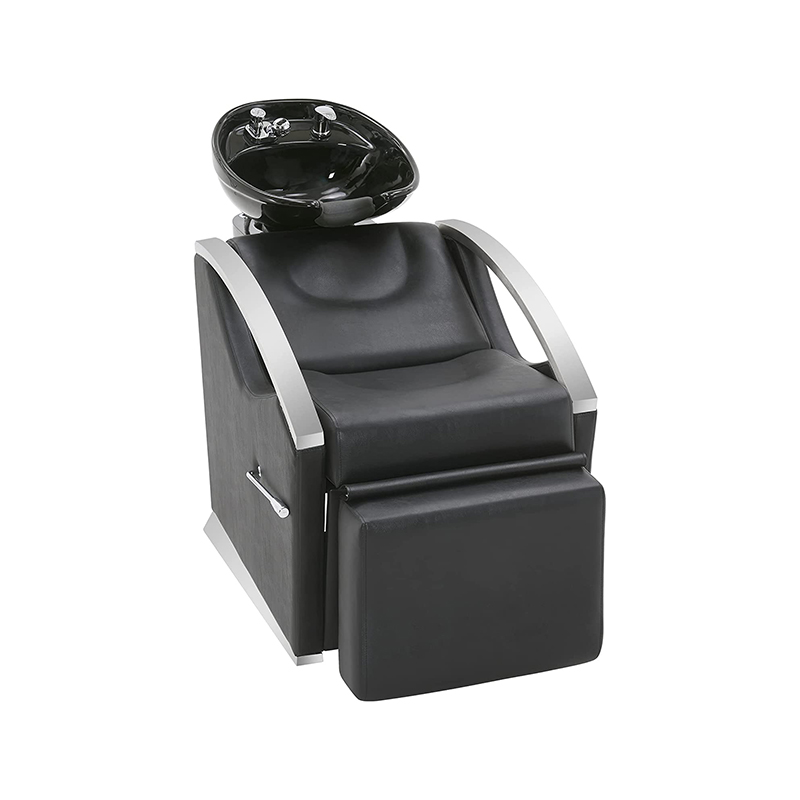 HZ9002 Terugspoel-shampoostation stoelunit met beensteun